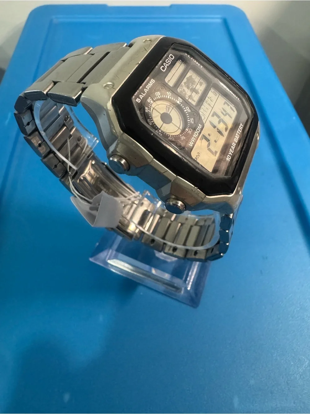 Casio Digital Watch - Black & Silver